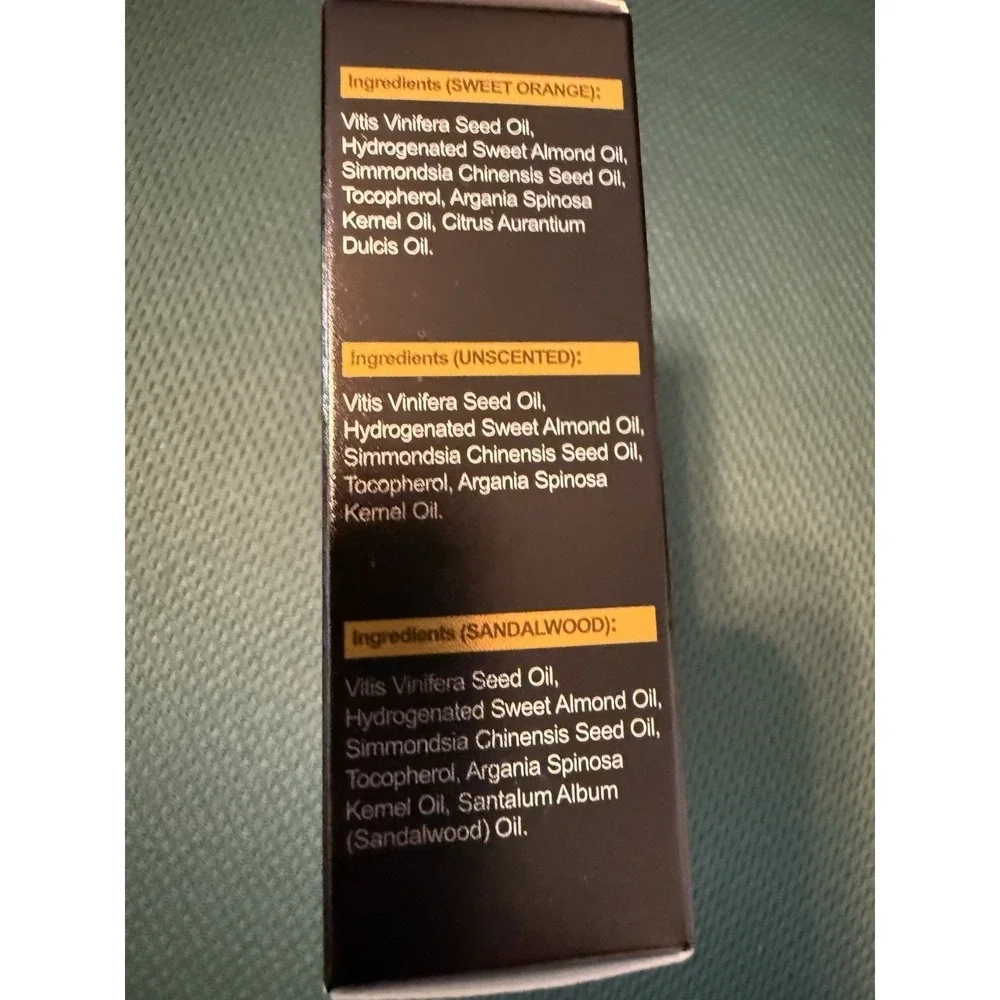 Fulllight Tech Men's Beard Oil Kit 20 ml / 0,66 fl , oz X 3 Pcs New
